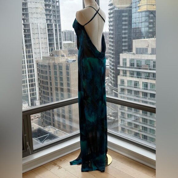 🆕 RAT & BOA 🧿 NWOT Rafinha Maxi Dress, Blue Green, Sz XL US 10 - Picture 7 of 15
